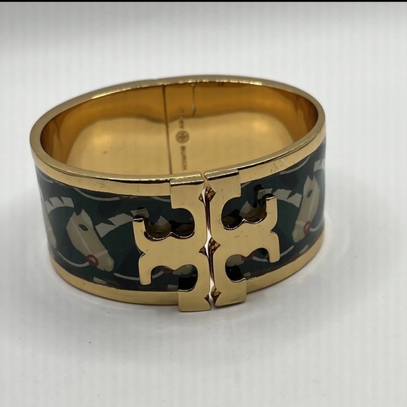 Tory Burch Logo Vintage Bracelet - Picture 1 of 8